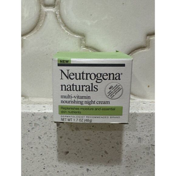 Neutrogena Naturals Multi-Vitamin Nourishing Night Cream 1.7oz Face NEW in Box - Picture 1 of 2